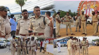 DIG Vishal Gunni IPS Inspects AP CM Chandrababu Naidu Ceremony Arrangement at kesarapalli ApSmart [upl. by Leahcam]