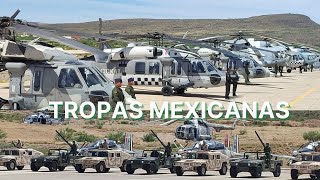 Impresionante concentración de tropas mexicanas en Chihuahua [upl. by Muldon41]