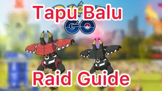 Pokemon Go Tapu Bulu Raid Guide Weakness Best Counters and Moves Can Tapu Bulu be Shiny [upl. by Noguchi800]