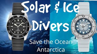 Seiko Save the Ocean Antarctica Autos and Solar 38mm Divers [upl. by Eruza502]