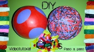 COMO HACER PELOTA DE GLOBOS SALTARINA QUE BOTA [upl. by Jorrie]