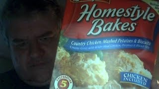 Banquet Homestyle Bakes Country Chicken Mashed Potatoes amp Biscuits [upl. by Aip]