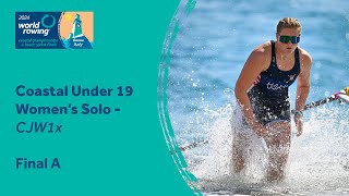 2024 World Rowing Beach Sprints Finals  Coastal Under 19 Womens Solo  Final A [upl. by Mayman]