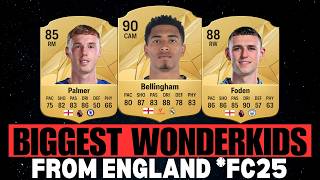 BIGGEST WONDERKIDS IN FIFA  ENGLAND  FC 25 [upl. by Odlaw]