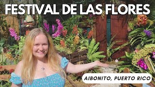 Festival de las flores en Puerto Rico  Amazing Flower Festival in Aibonito Puerto Rico [upl. by Bengt]