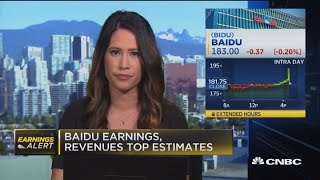 Baidu earnings beats top and bottom lines [upl. by Gerianna599]