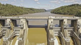 Warragamba Dam spilling  March 2021 [upl. by Eimirej]