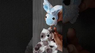 How to make a napkin bunny  Towel Bunny  Easter decorations  Kids diy toys diytoys5minutecrafts [upl. by Rosa203]