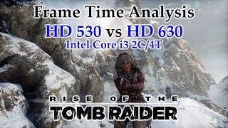 Intel i3 Integrated Graphics  HD 530 vs HD 630  Rise of the Tomb Raider MOUNTAIN PEAK [upl. by Loring756]