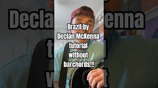 Brazil Declan McKenna guitar tutorial no bat chords [upl. by Klockau]