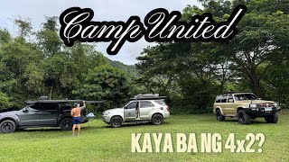 CAMP UNITED  STO NIÑO TANAY RIZAL  CAR CAMPING  LIGHT TRAIL  3 RIVER CROSSING [upl. by Eisele]