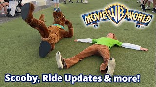 Movie World  Scooby Doo Fun Coaster Updates Possums amp more [upl. by Atterbury91]