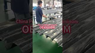 Foshan OEM aluminium 6061 coated pergola extruded profiles aluminum manufacturer pergola alloy [upl. by Fulmer]