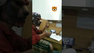 Tiger 🐯 tea ☕ enjoy 😂 tiger animals bigcat lion viralvideo youtubeshortsfeature ytshortsindia [upl. by Cnahc]