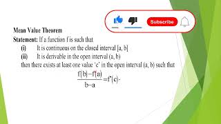 MEAN VALUE THEOREM PROOF  GEOMETRICAL INTERPRETATION AND EXAMPES [upl. by Sax543]