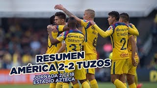 RESUMEN Club América 22 Pachuca  Todos los goles de la J2 CL18 Liga MX [upl. by Iegres]