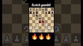 Scotch gambit part4 chess youtubeshorts chessopening chesstalkbangla [upl. by Giusto6]