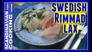 Swedish Salted Salmon with Dill Sauce Recipe 🐟 Homemade Rimmad lax [upl. by Any]