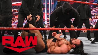 RETRIBUTION crash Drew McIntyre vs Keith Lee Raw Sept 14 2020 [upl. by Ynatil]