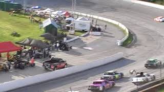 Salem Speedway 81217 Trey Porter Crash quotThe Film Doesnt Liequot [upl. by Atinar]