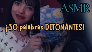 ASMR • PALABRAS DETONANTES SÚPER CERCA DEL MICRÓFONO Susurros relajantes  Scratching 💆🏻‍♀️🎙️✨ [upl. by Alimhaj360]