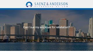 Can I sue my employer for retaliation [upl. by Nodnek]