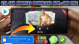 GTA SAN ANDREAS DOWNLOAD ANDROID  HOW TO DOWNLOAD GTA SAN ANDREAS IN ANDROID FREE  GTA SAN ANDREAS [upl. by Morra]