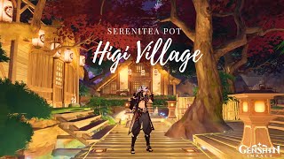 Higi Village ✨️  WID   Serenitea Pot genshinimpact sereniteapot genshin [upl. by Marcus]