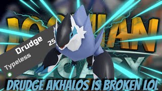 DRUDGE MAKES AKHALOS BROKEN LOL  Loomian Legacy PVP [upl. by Larentia]