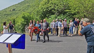 RTV Cetinje  Položen vijenac na spomenobilježje na Belvederu [upl. by Adlitam638]