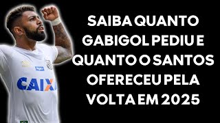 VAZOU SAIBA A REAL PROPOSTA DO SANTOS POR GABIGOL E QUANTO O STAFF DO ATLETA PEDIU PARA VOLTAR [upl. by Alika]