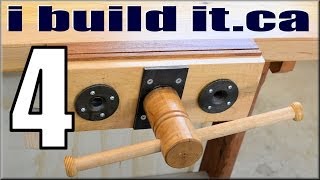 Making A Woodworking Vise Part 4 Of 10 [upl. by Dahij]