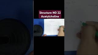 Structure of acetyl choline [upl. by Amaryl]