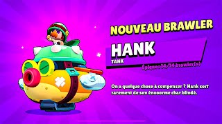 NOUVEAU Brawler HANK totalement BROKEN ❤️ brawl stars [upl. by Eessac]