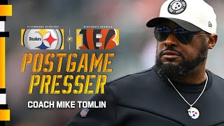 Coach Mike Tomlin Postgame Press Conference Week 12 at Bengals  Pittsburgh Steelers [upl. by Zitah]