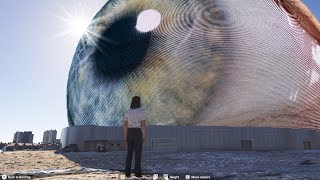 I Walked to The Sphere In Microsoft Flight Simulator 2024 Unreal [upl. by Hsirrap263]