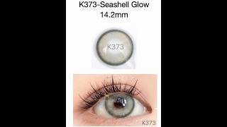 K373Seashell Glow green lenses softlens beauty coloredlenses eyelenses contactlenses makeup [upl. by Etnoled754]