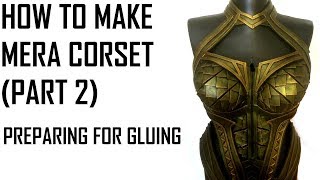 How to make Mera cosplay costume armor PART 2 [upl. by Ayote]