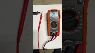 Continuity test with a multimeter maintenance multimeter electrical [upl. by Lerad]