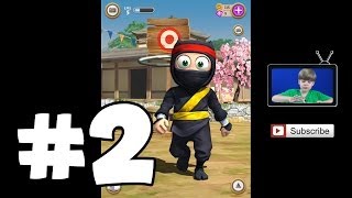 Getting my YELLOW BELT Clumsy Ninja iPad Gameplay 2 [upl. by Llerrac940]