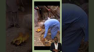 how bullock cart wheel is made  shortvideo wheels [upl. by Buffo720]