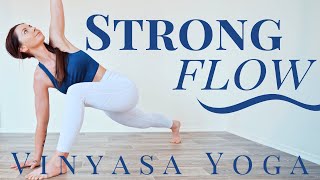 Yoga Ganzkörper Flow 💙 Vinyasa Yoga Flow für Kraft amp Beweglichkeit 40 Min [upl. by Annaxor203]