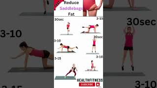 QUICKLY Reduce Saddlebag Fat youtubeshort ytshorts [upl. by Mailand]