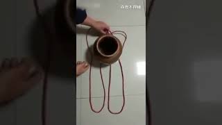 simple rope pot hanger [upl. by Ttenaj]