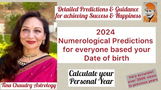 Numerology Predictions for 2024 based on your date of birth Personal Year [upl. by Eirollam]