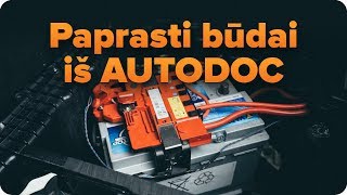 Kaip patikrinti automobilio akumuliatorių  AUTODOC [upl. by Ahsiral470]