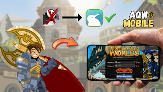 COMO JOGAR AQW NO CELULAR EM 2024 novo método [upl. by Ossie]