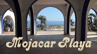 Mojacar Playa Walking on playa amp paseo between the Red Cross amp Stables roundabouts 20190311 [upl. by Eustasius]