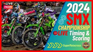 SuperMotocross Championship 2024 SMX Playoff Round 1 Live Timing amp Scoring [upl. by Ahso]