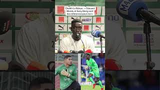 Cheikh Lo Ndoye «Édouard Mendy et Seny Dieng sont des références pour moi»footballequipenational [upl. by Anirbac578]